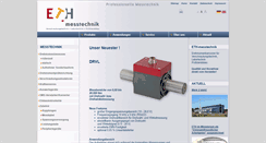 Desktop Screenshot of eth-messtechnik.de